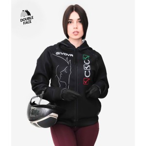Толстовка Givova Scuba Nero/Grigio