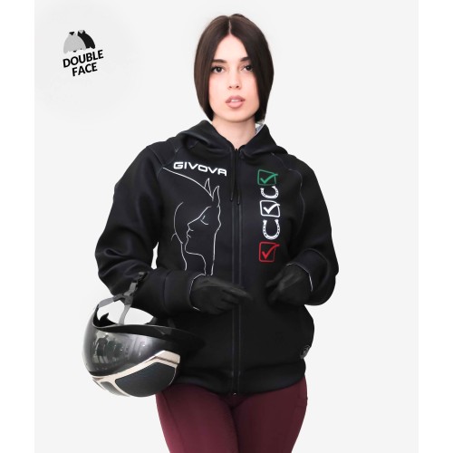 Толстовка Givova Scuba Nero/Grigio