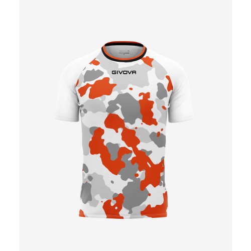 Sportshirt Army MA041 White/Orange