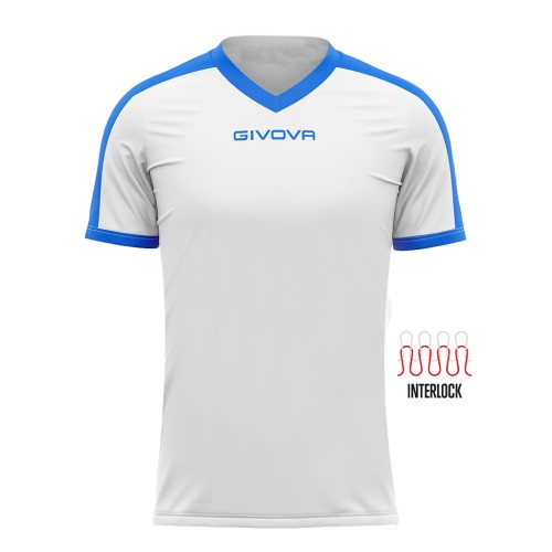 Shirt Revolution MAC04 White/Light Blue
