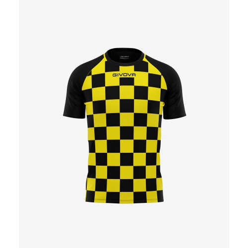Dames Interlock Shirt MAC33 Yellow/Black