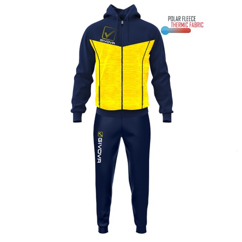 Givova Tuta Visa Melange Polarfleece