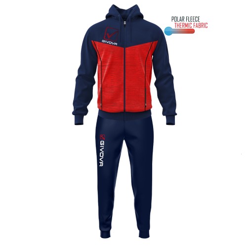 Givova Tuta Visa Melange Polarfleece