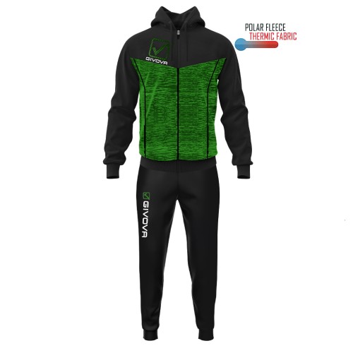 Givova Tuta Visa Melange Polarfleece