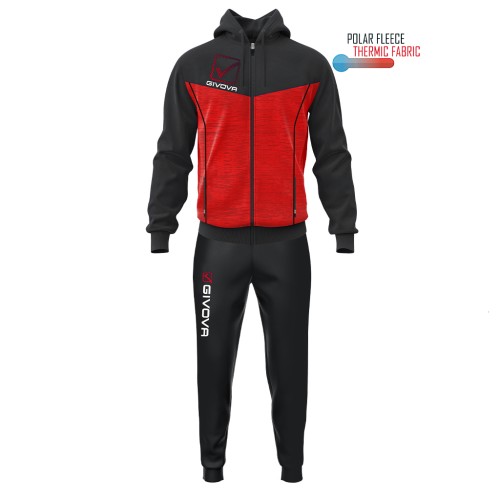 Givova Tuta Visa Melange Polarfleece