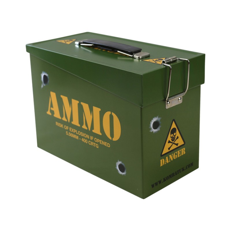 Ящик металевий KOMBAT UK Ammo Tin 20x15x10см