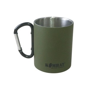 Кружка KOMBAT UK Carabiner Mug Stainless Steel