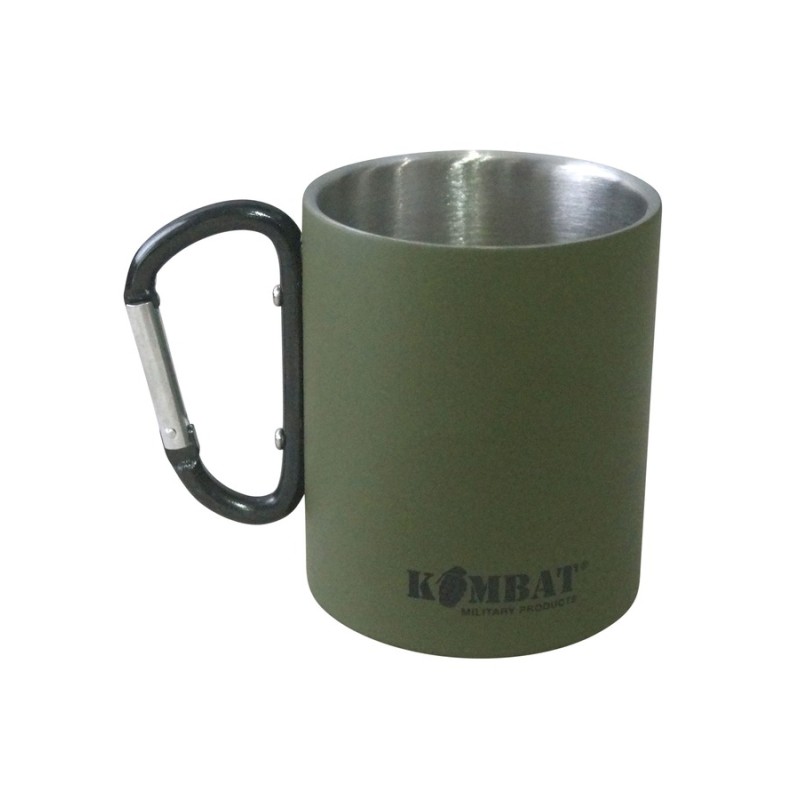Кружка KOMBAT UK Carabiner Mug Stainless Steel