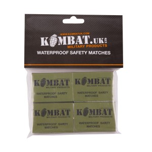 Сірники водозахисні KOMBAT UK Waterproof matches (pack of 4)